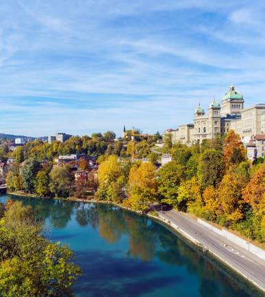 Das Bundeshaus im Herbst